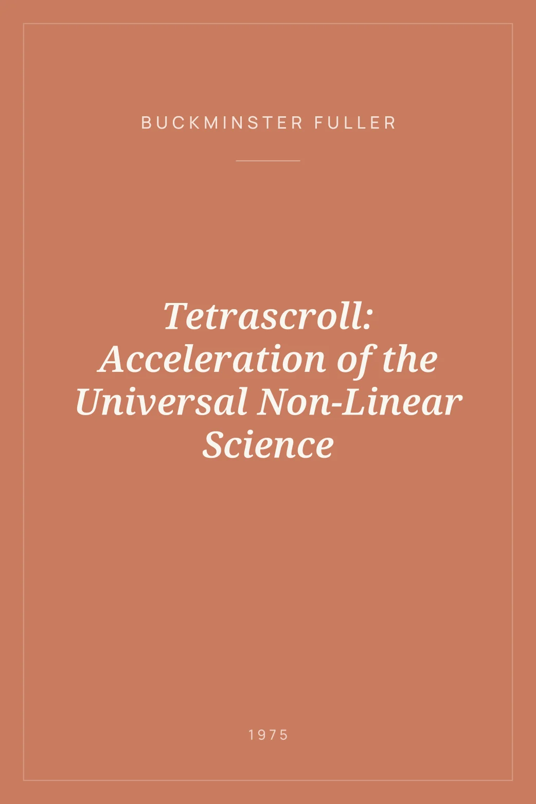 Portada de Tetrascroll: Acceleration of the Universal Non-Linear Science