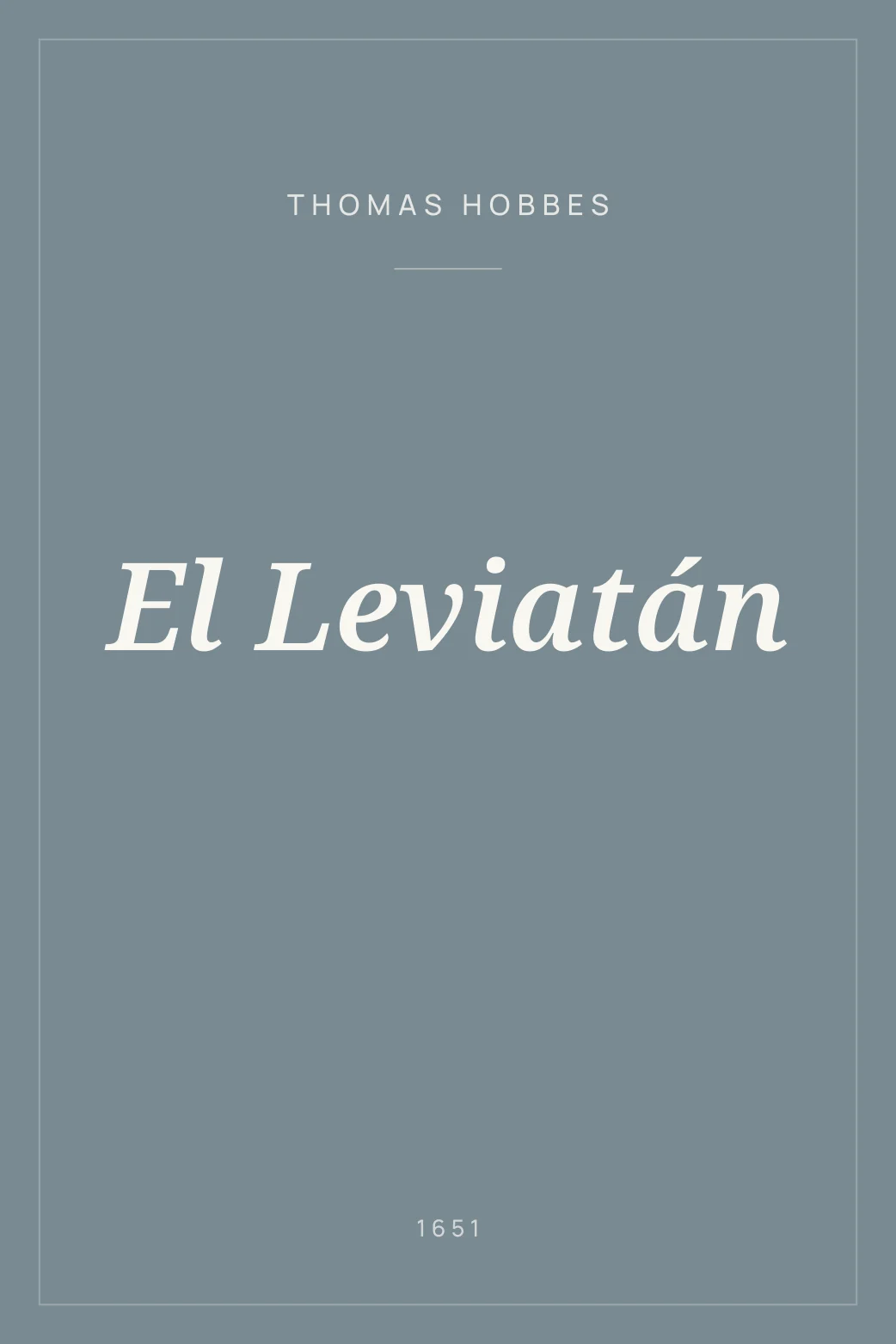 Portada de El Leviatán