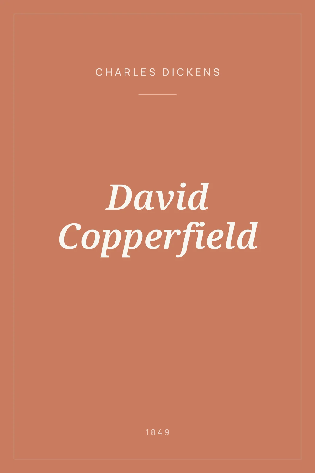 Portada de David Copperfield