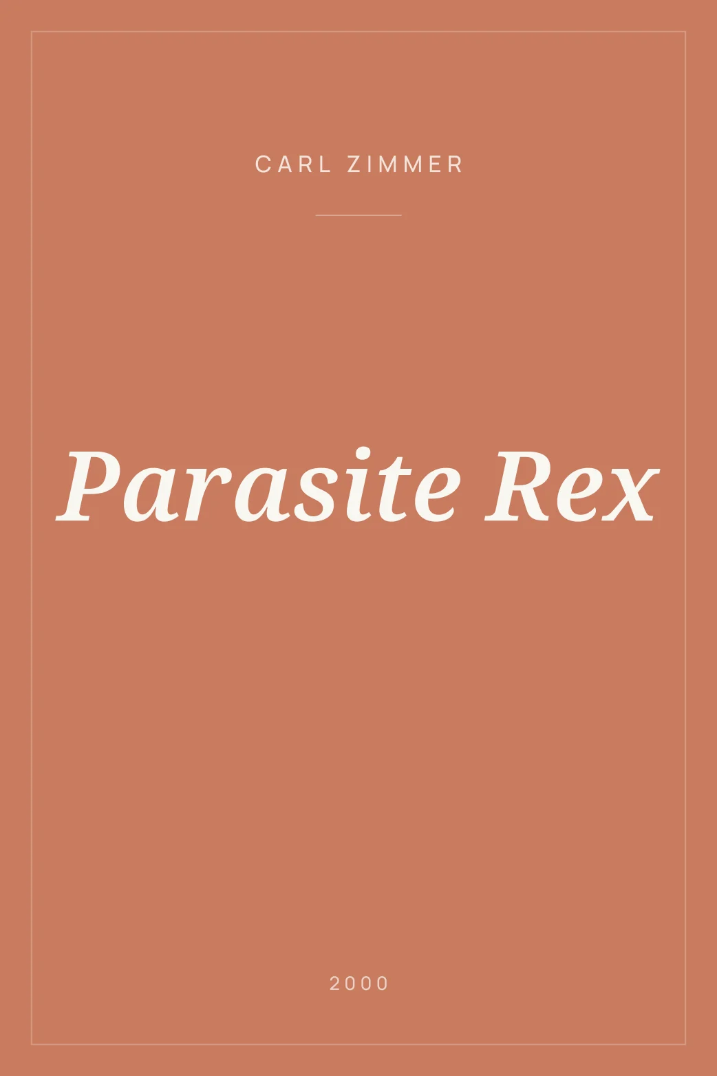 Portada de Parasite Rex