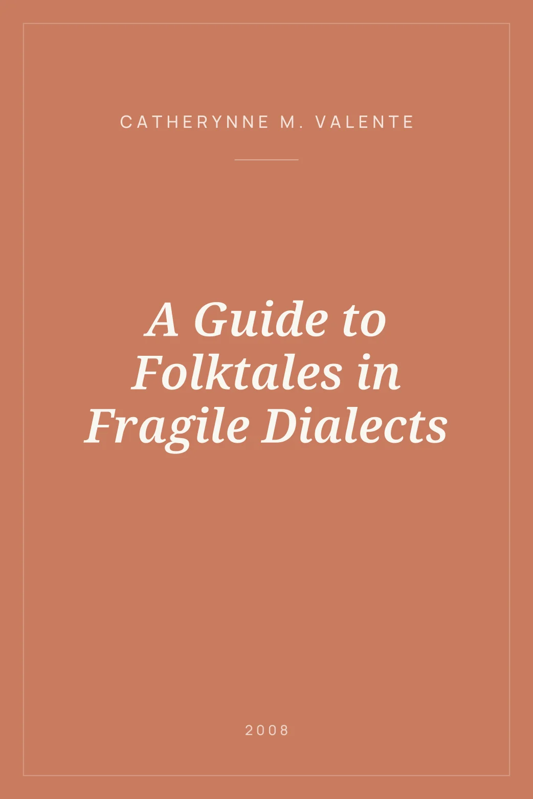 Portada de A Guide to Folktales in Fragile Dialects