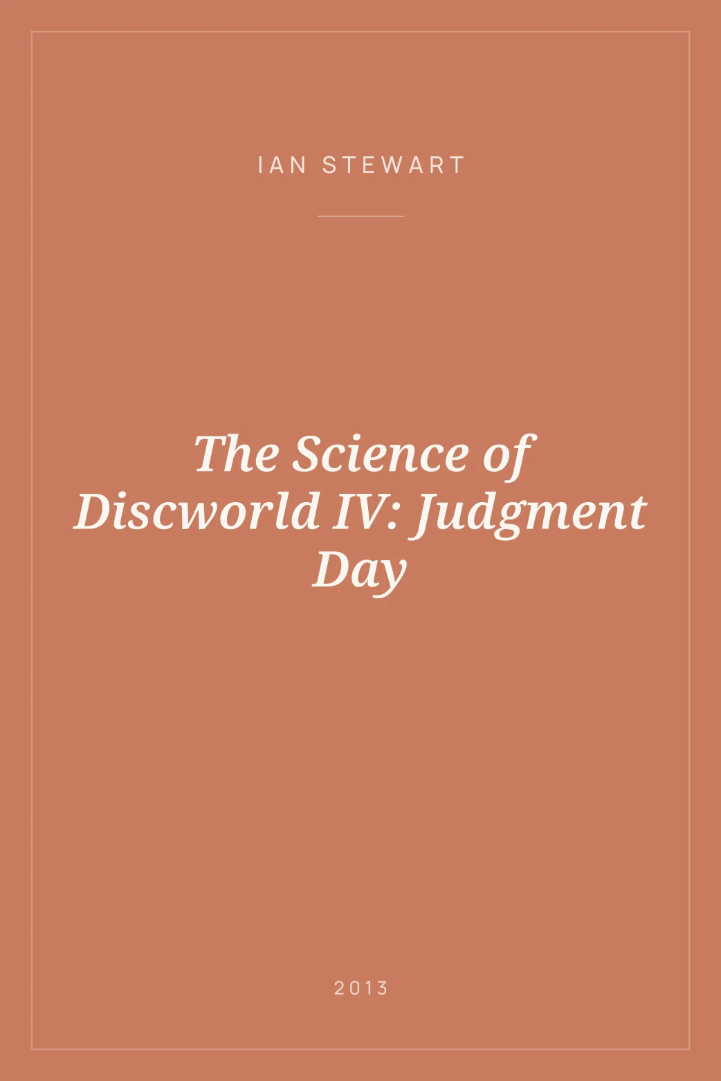 Portada de The Science of Discworld IV: Judgment Day