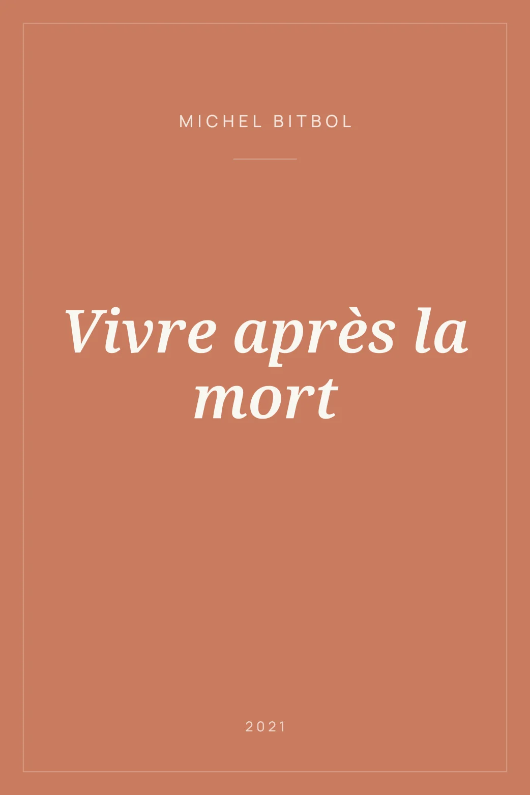 Portada de Vivre après la mort