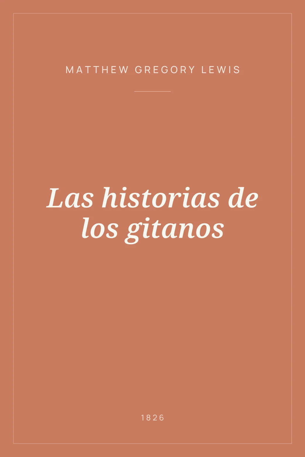 Portada de Las historias de los gitanos