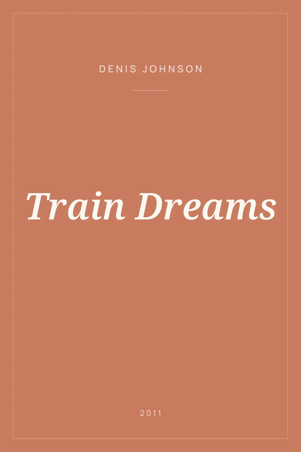 Portada de Train Dreams