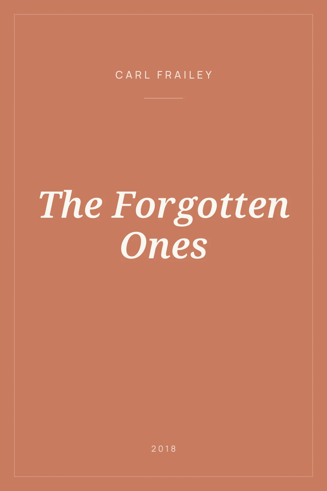 Portada de The Forgotten Ones