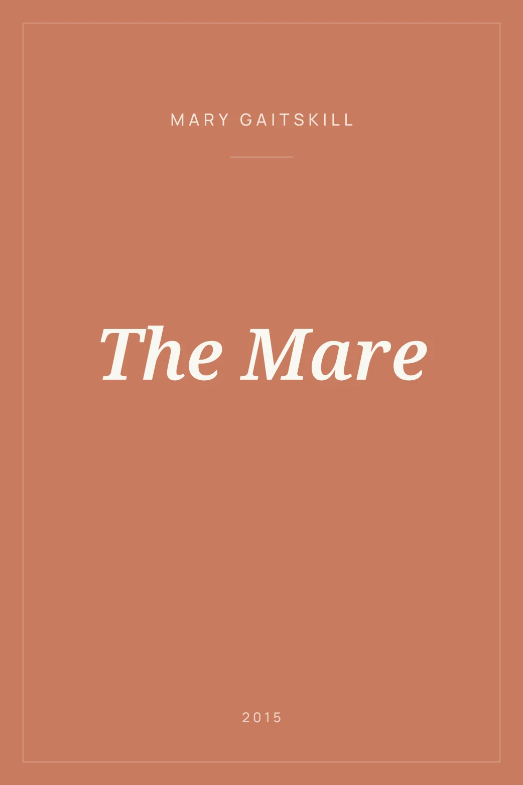 Portada de The Mare