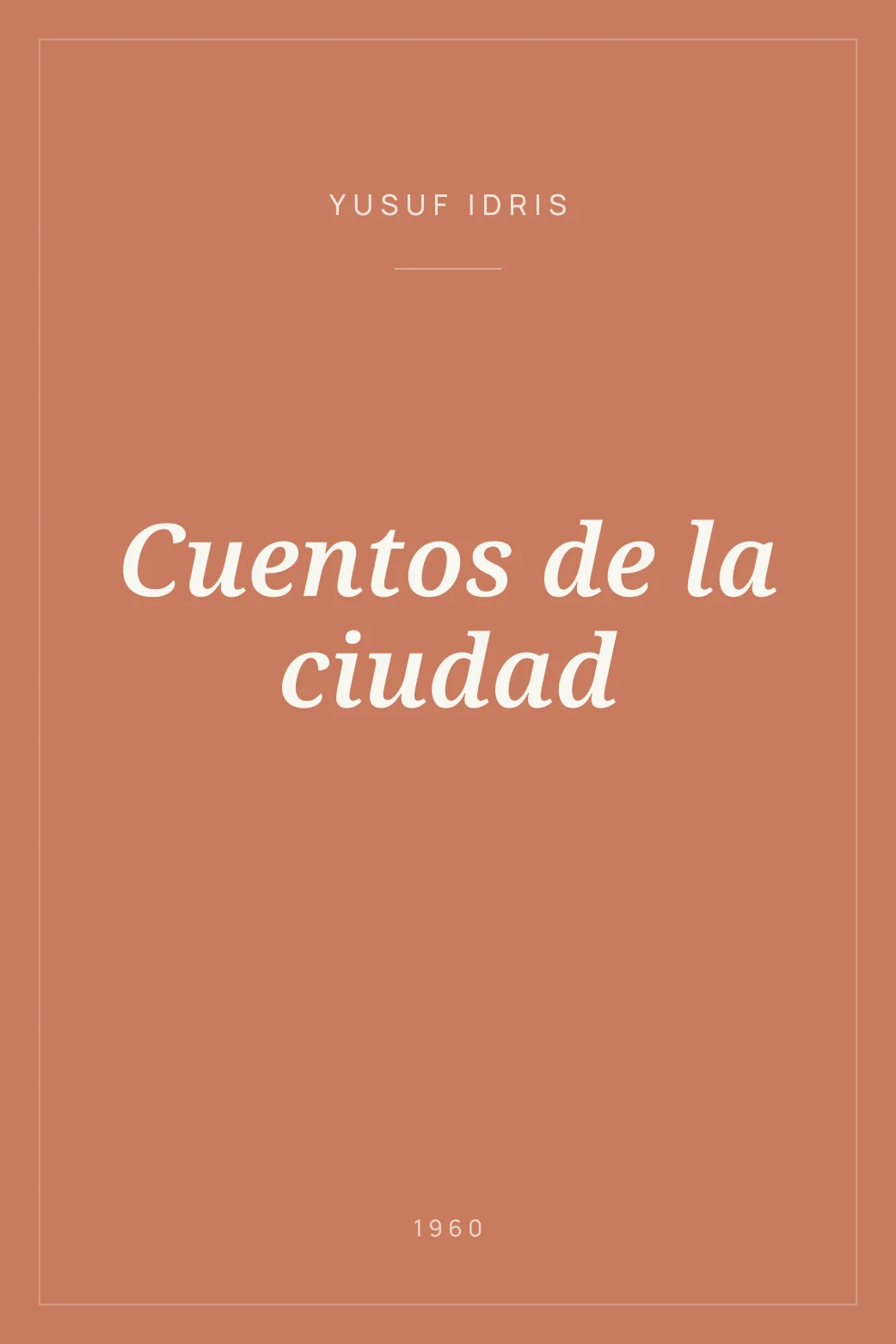 Portada de Cuentos de la ciudad