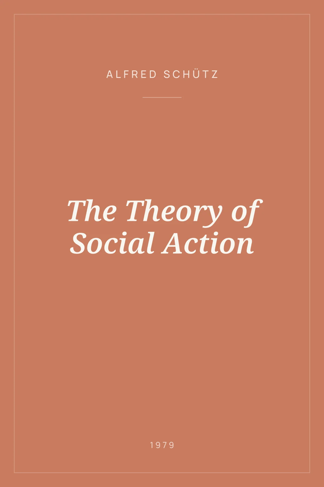 Portada de The Theory of Social Action