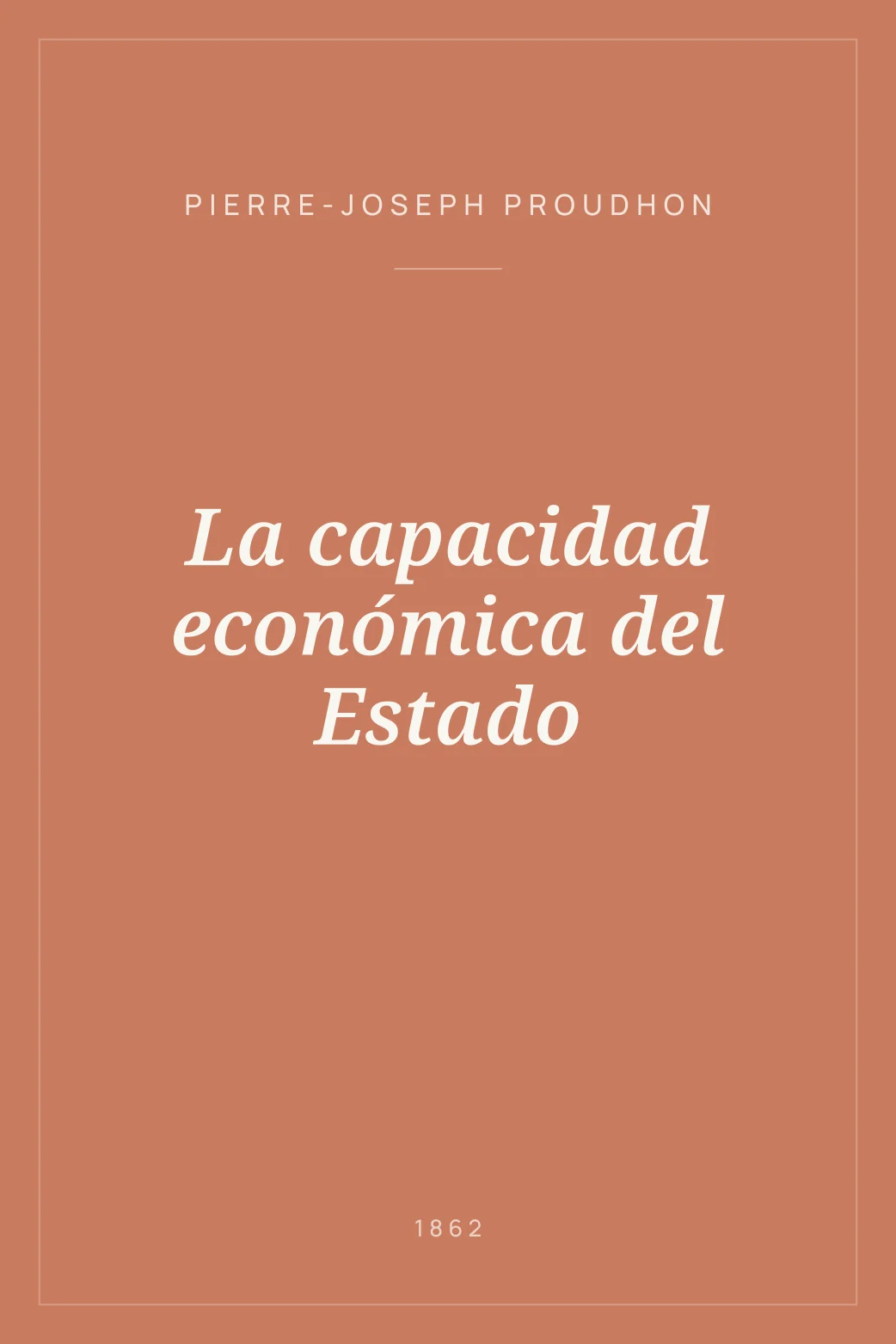 Portada de La capacidad económica del Estado