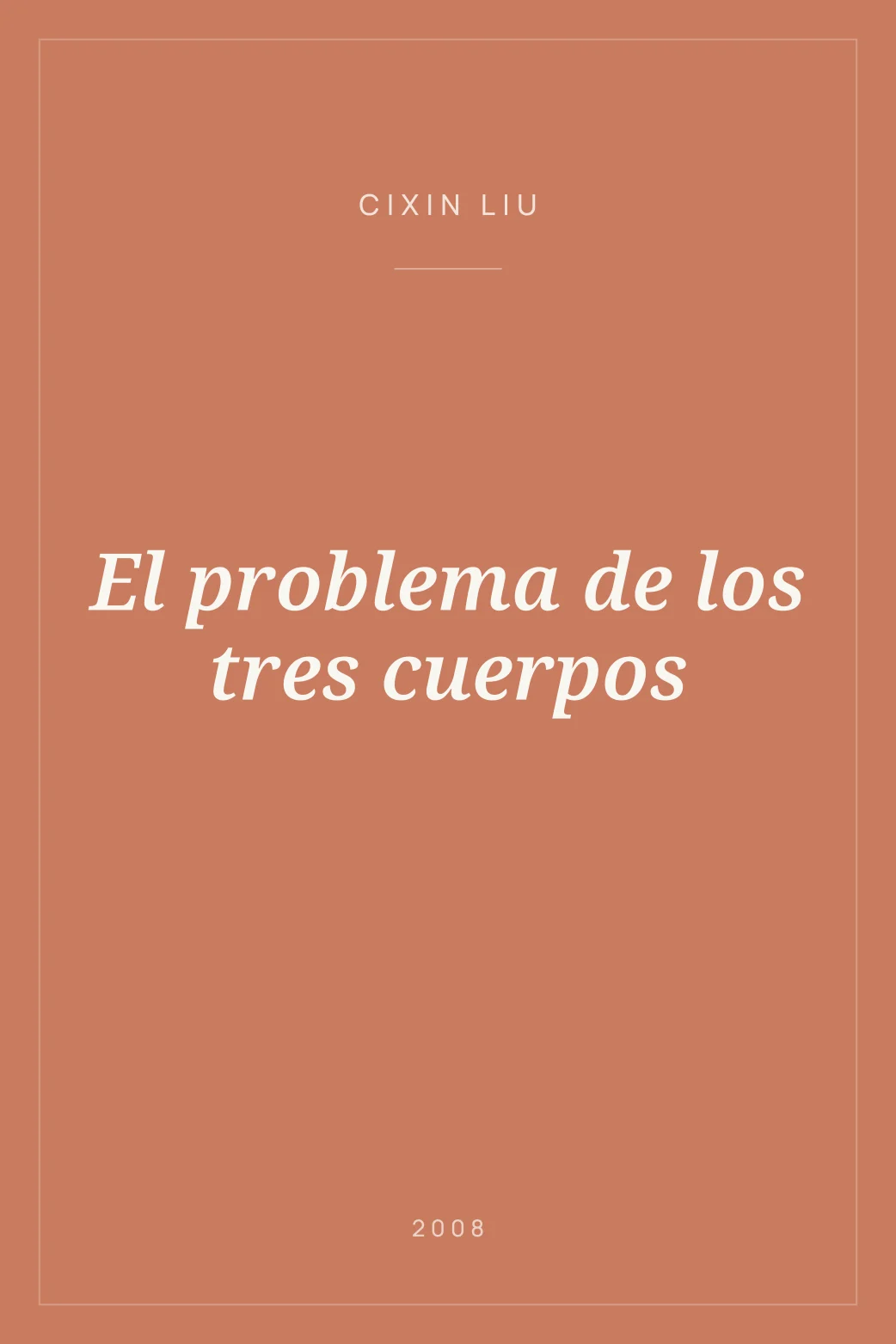 Portada de El problema de los tres cuerpos