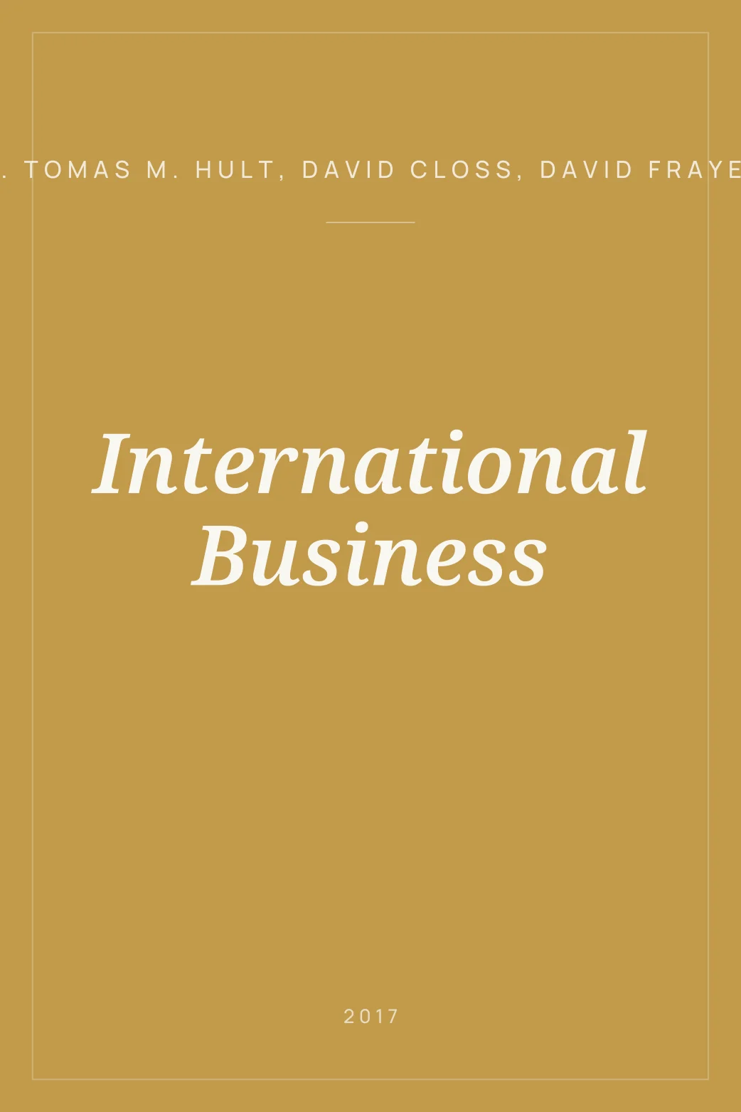 Portada de International Business