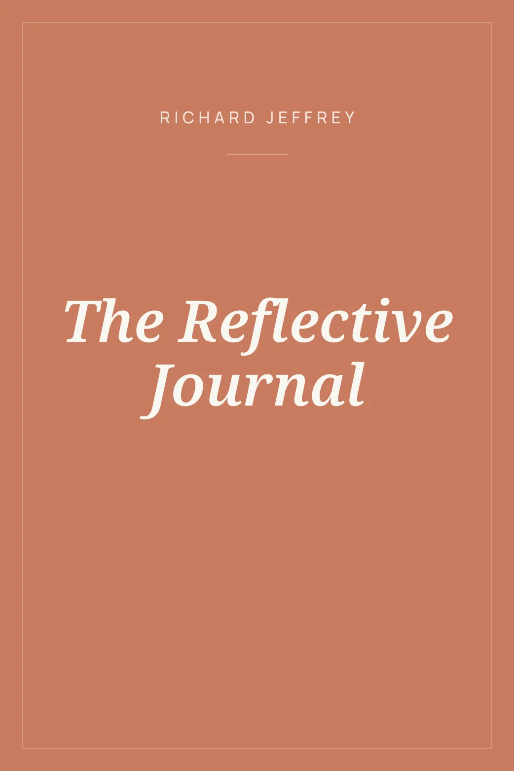 Portada de The Reflective Journal