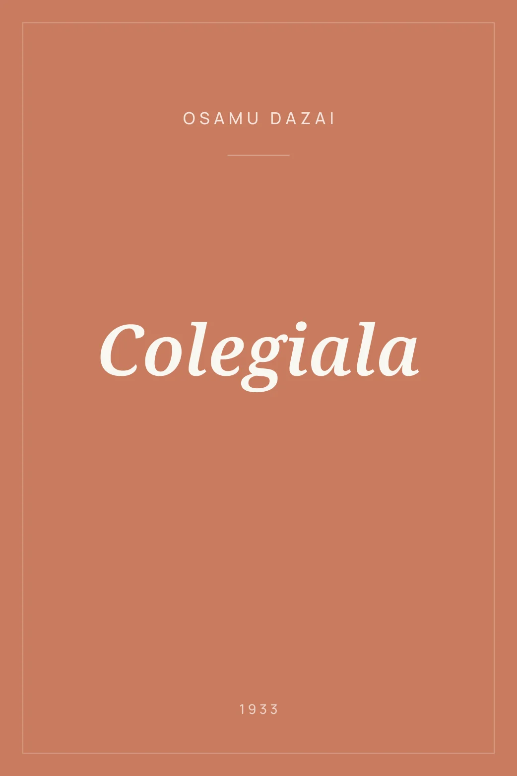 Portada de Colegiala