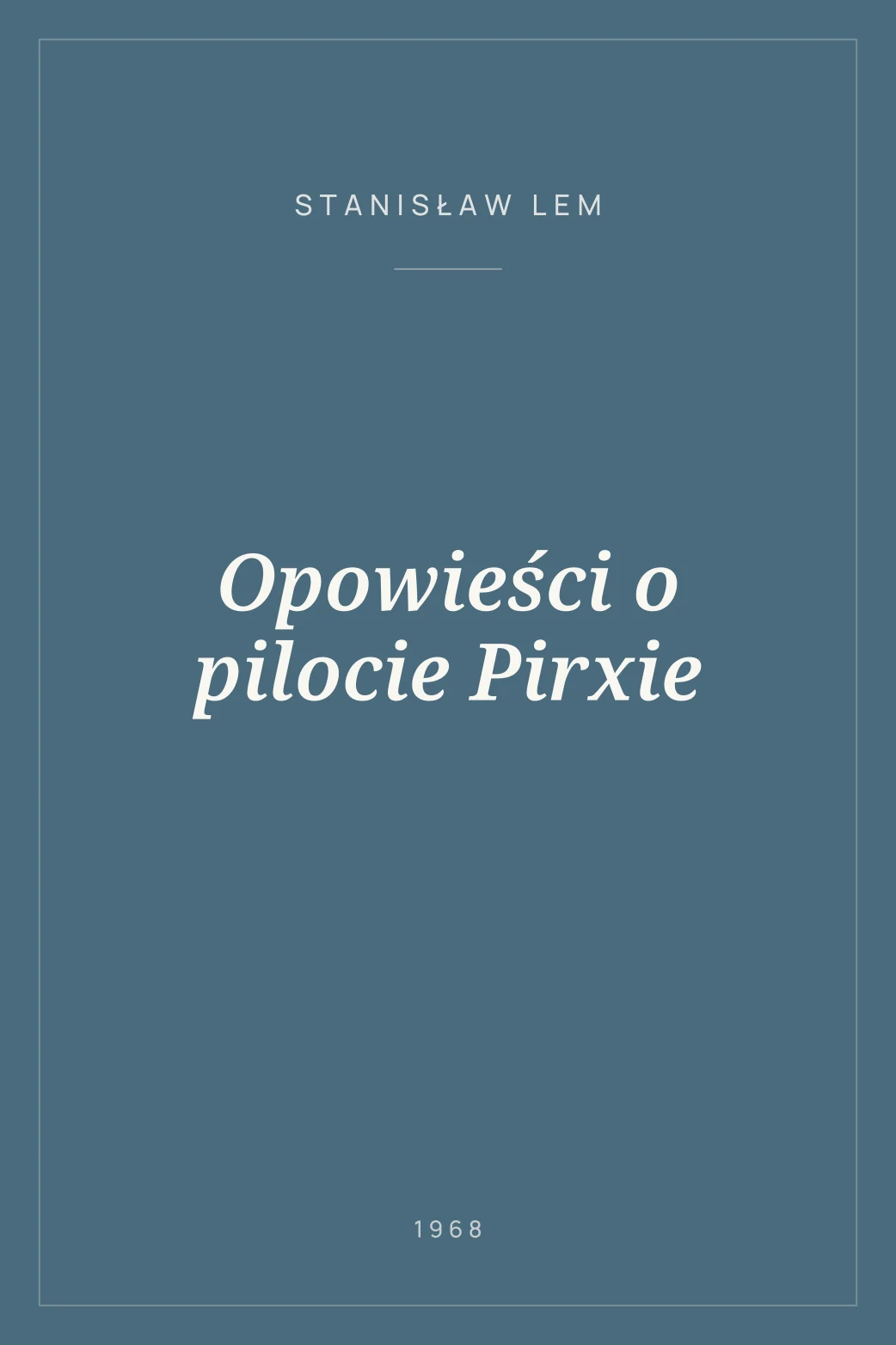 Portada de Opowieści o pilocie Pirxie