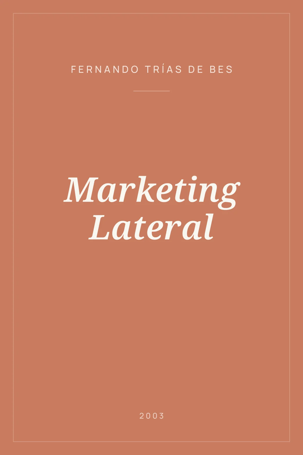 Portada de Marketing Lateral