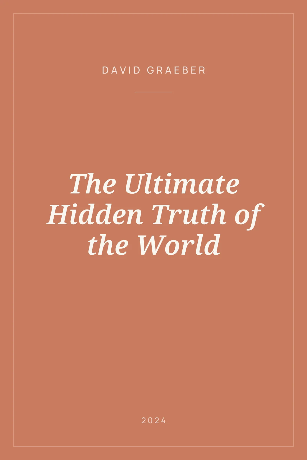 Portada de The Ultimate Hidden Truth of the World