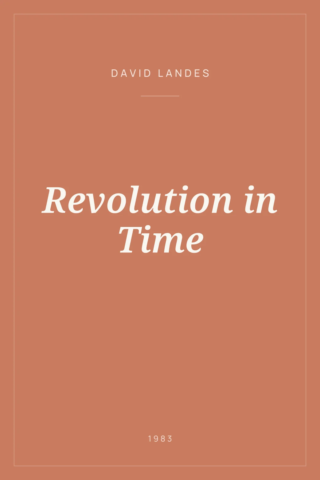 Portada de Revolution in Time