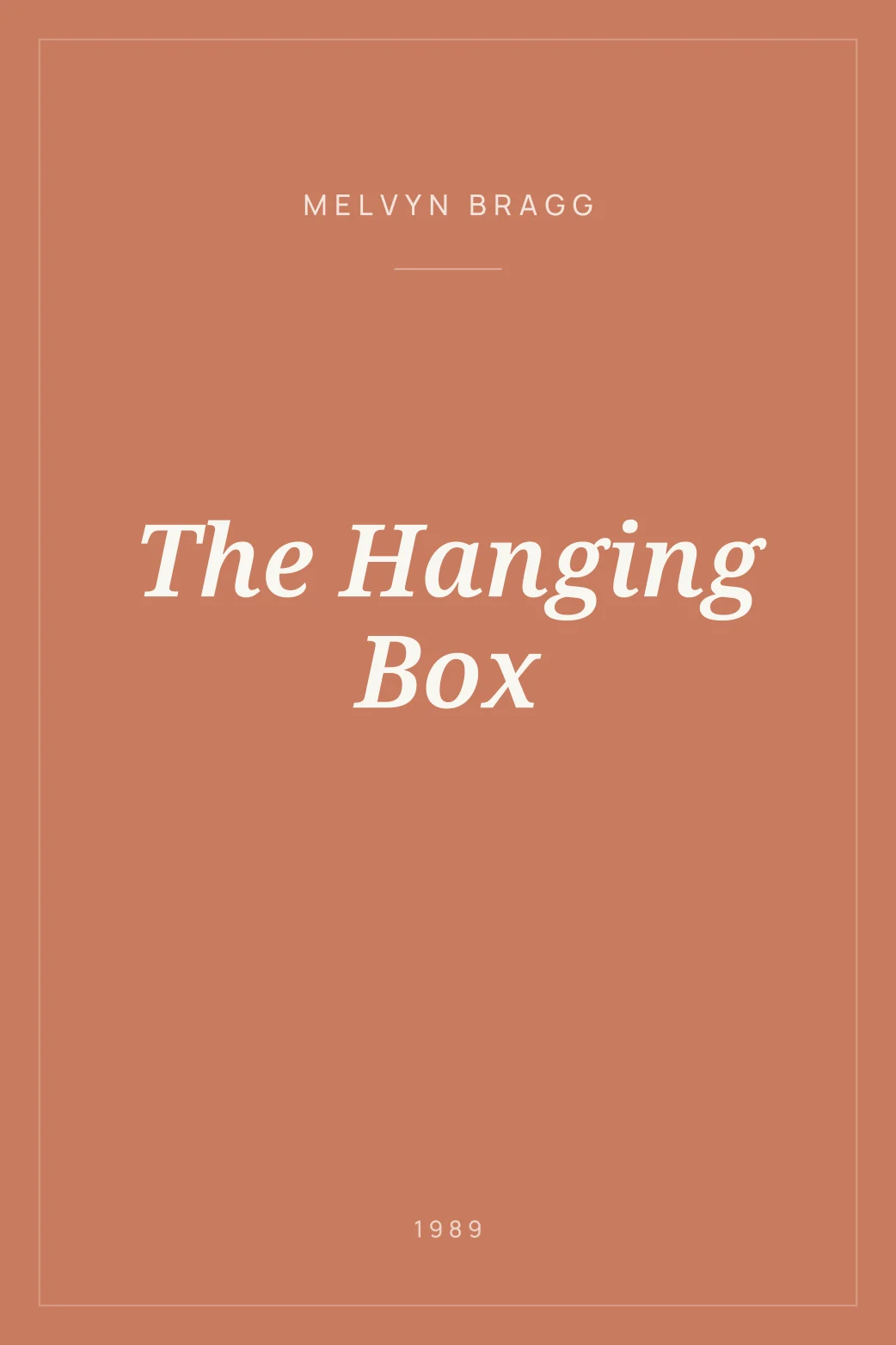 Portada de The Hanging Box