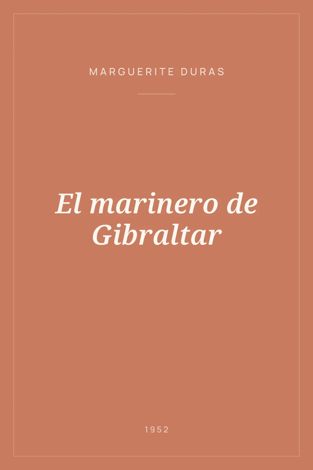 Portada de El marinero de Gibraltar