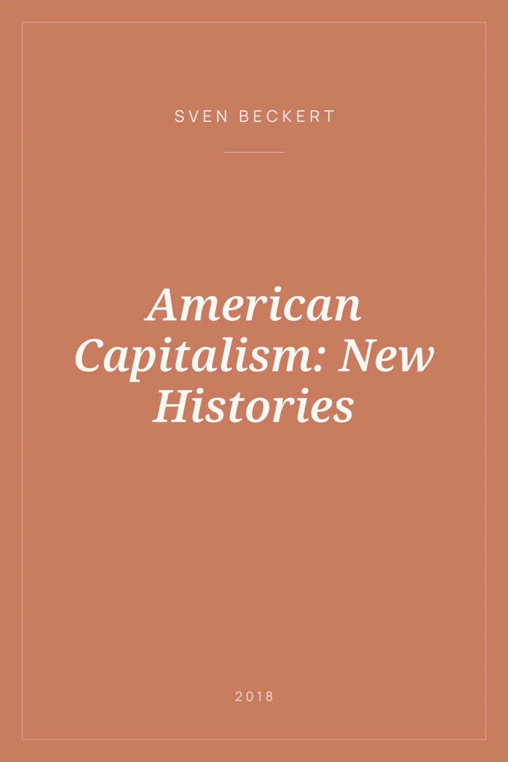 Portada de American Capitalism: New Histories