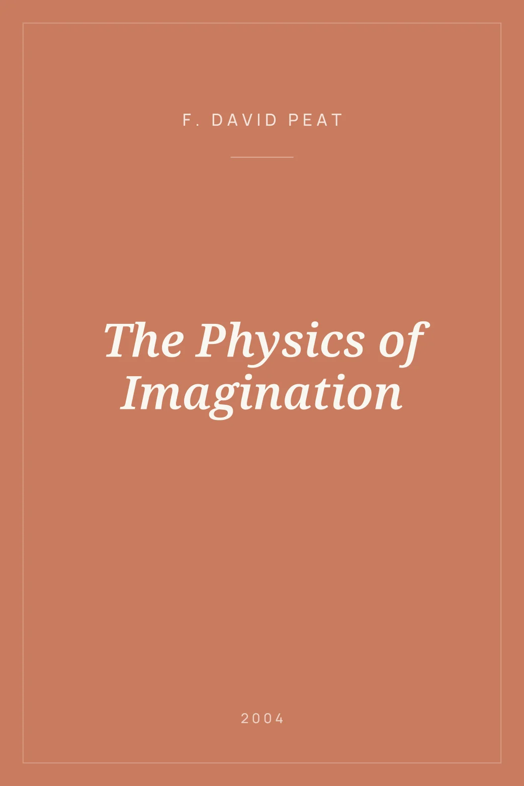 Portada de The Physics of Imagination
