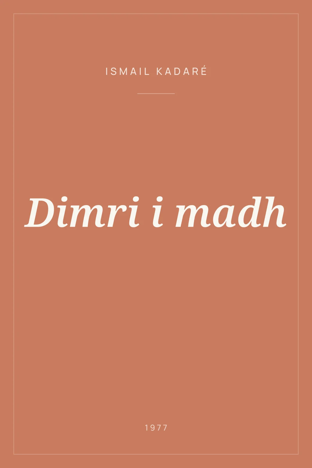 Portada de Dimri i madh