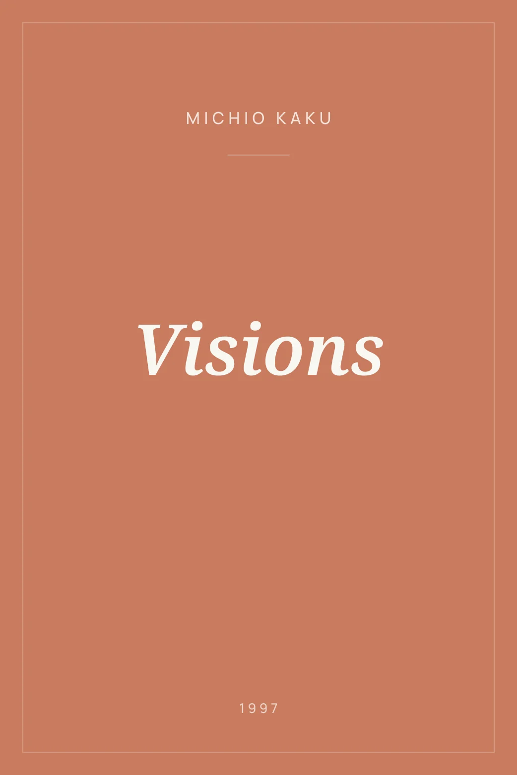Portada de Visions