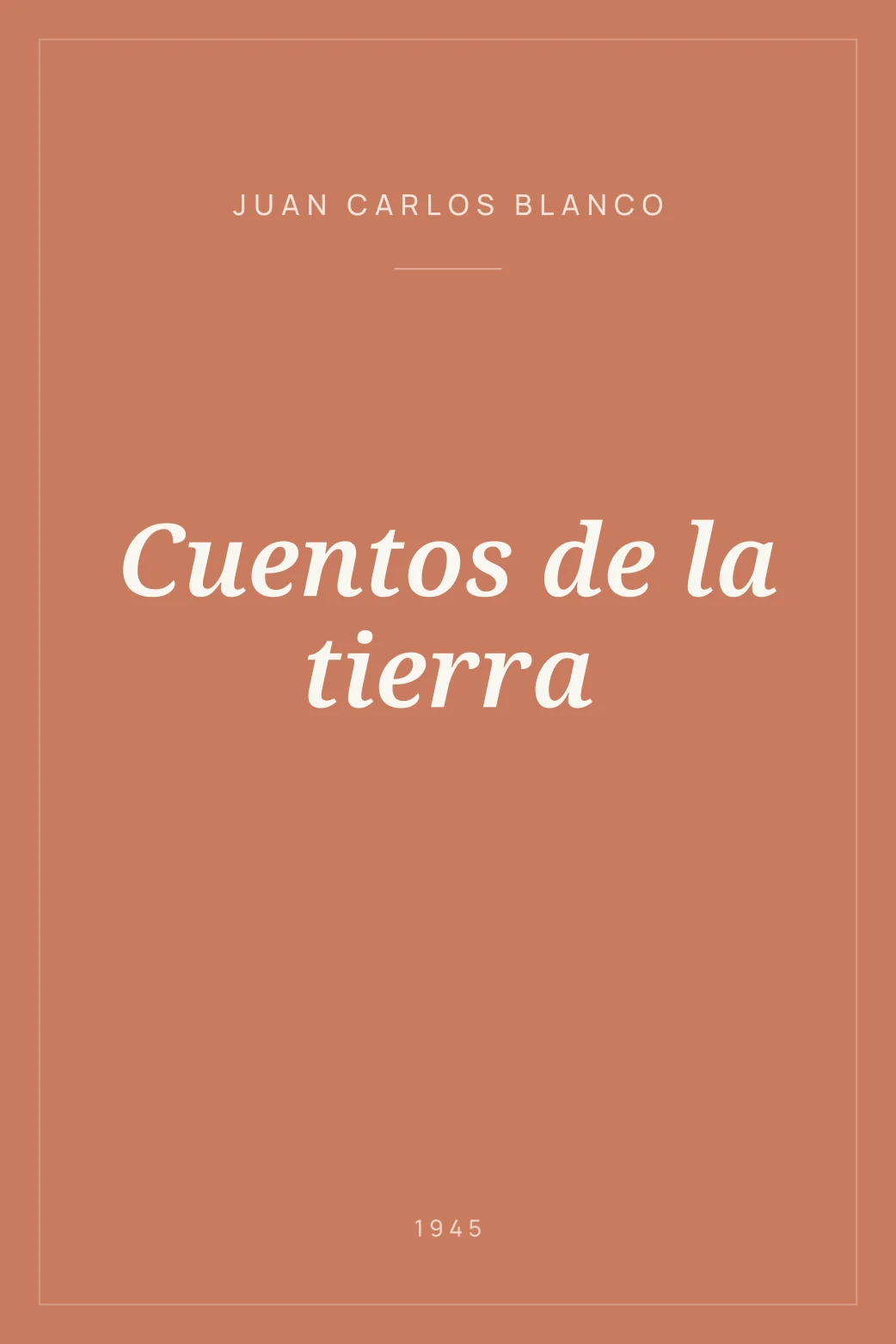 Portada de Cuentos de la tierra