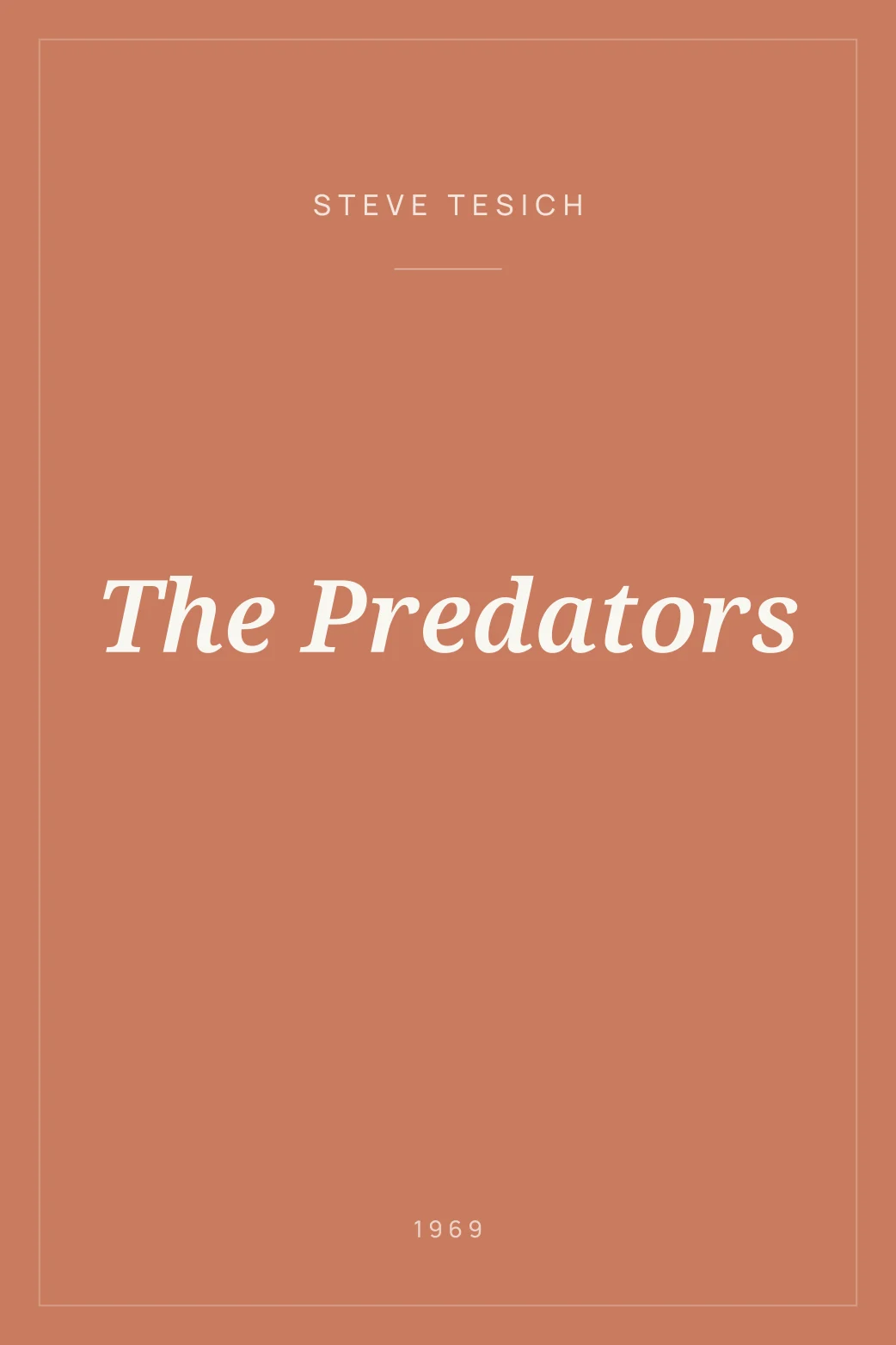 Portada de The Predators