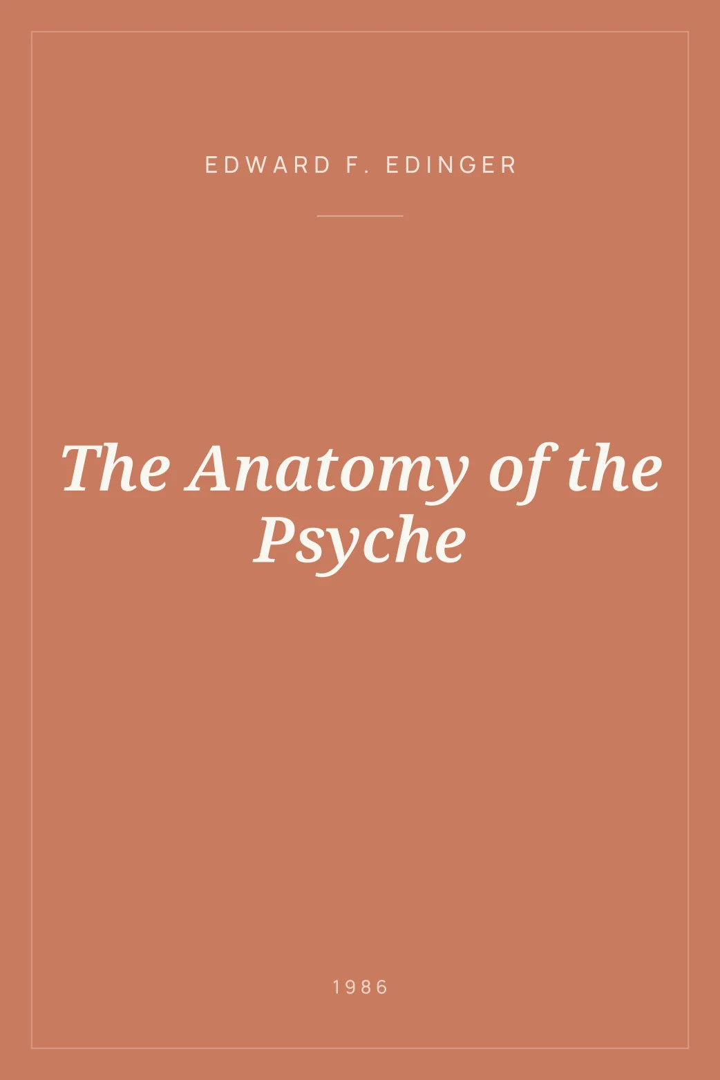 Portada de The Anatomy of the Psyche