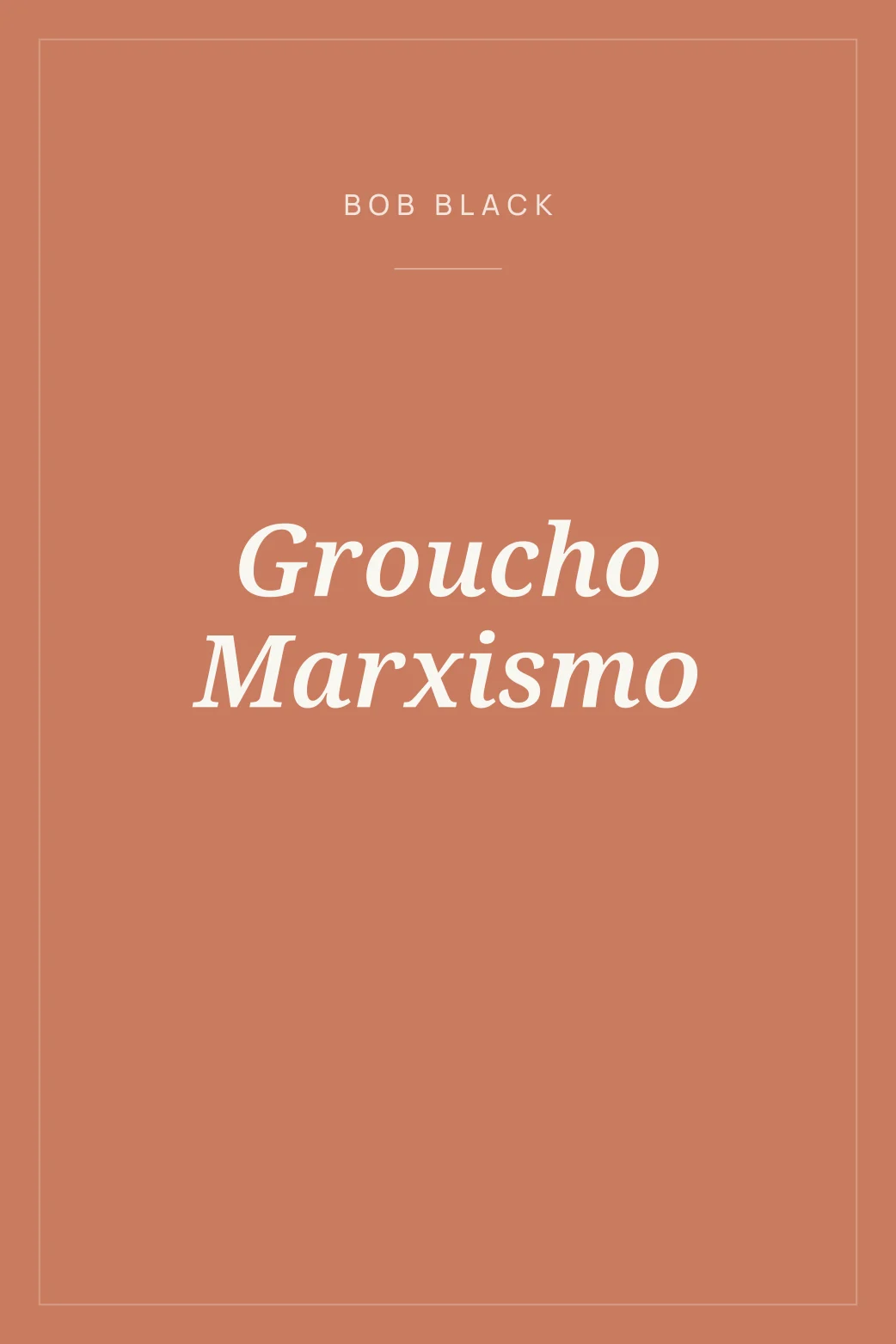 Portada de Groucho Marxismo