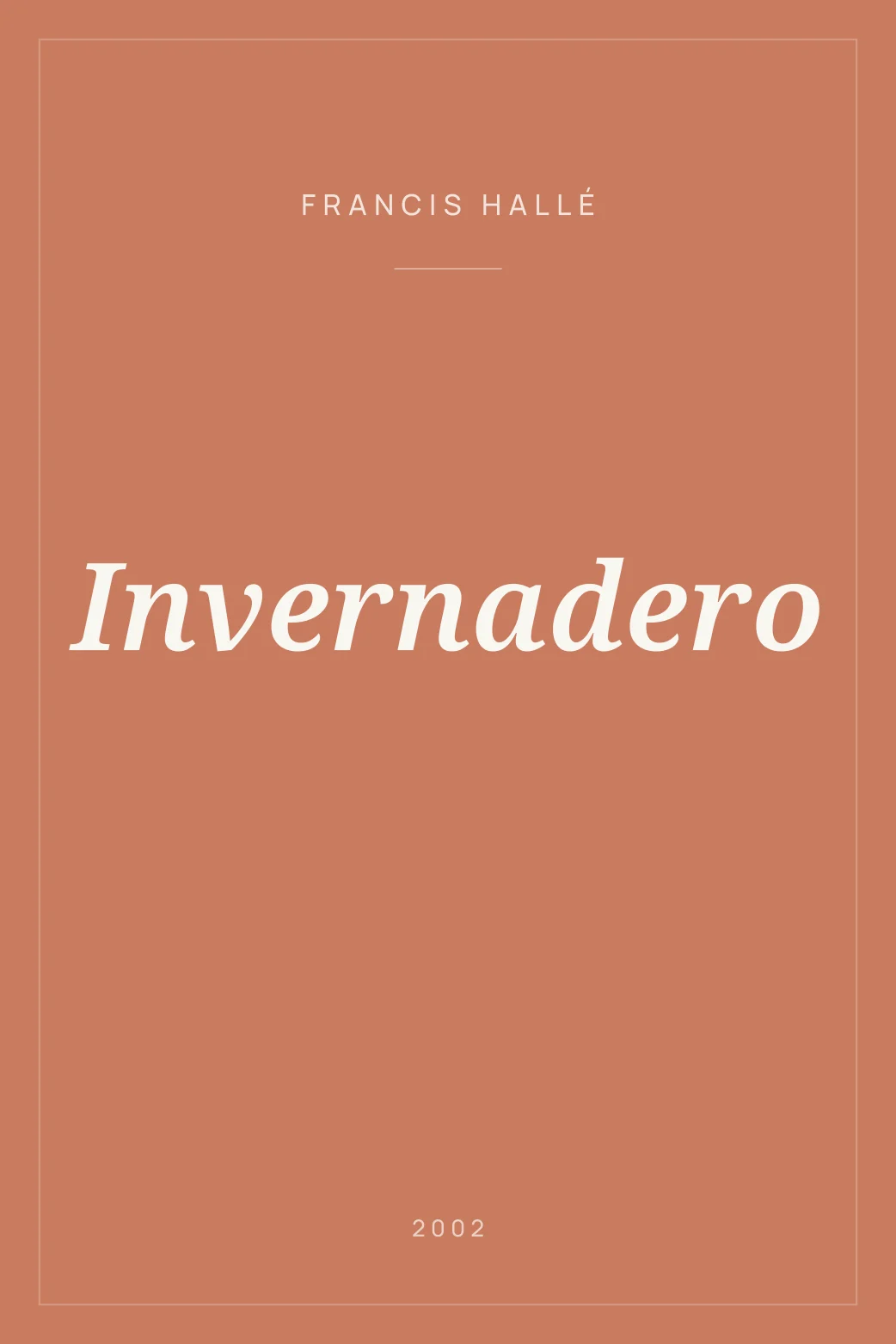 Portada de Invernadero