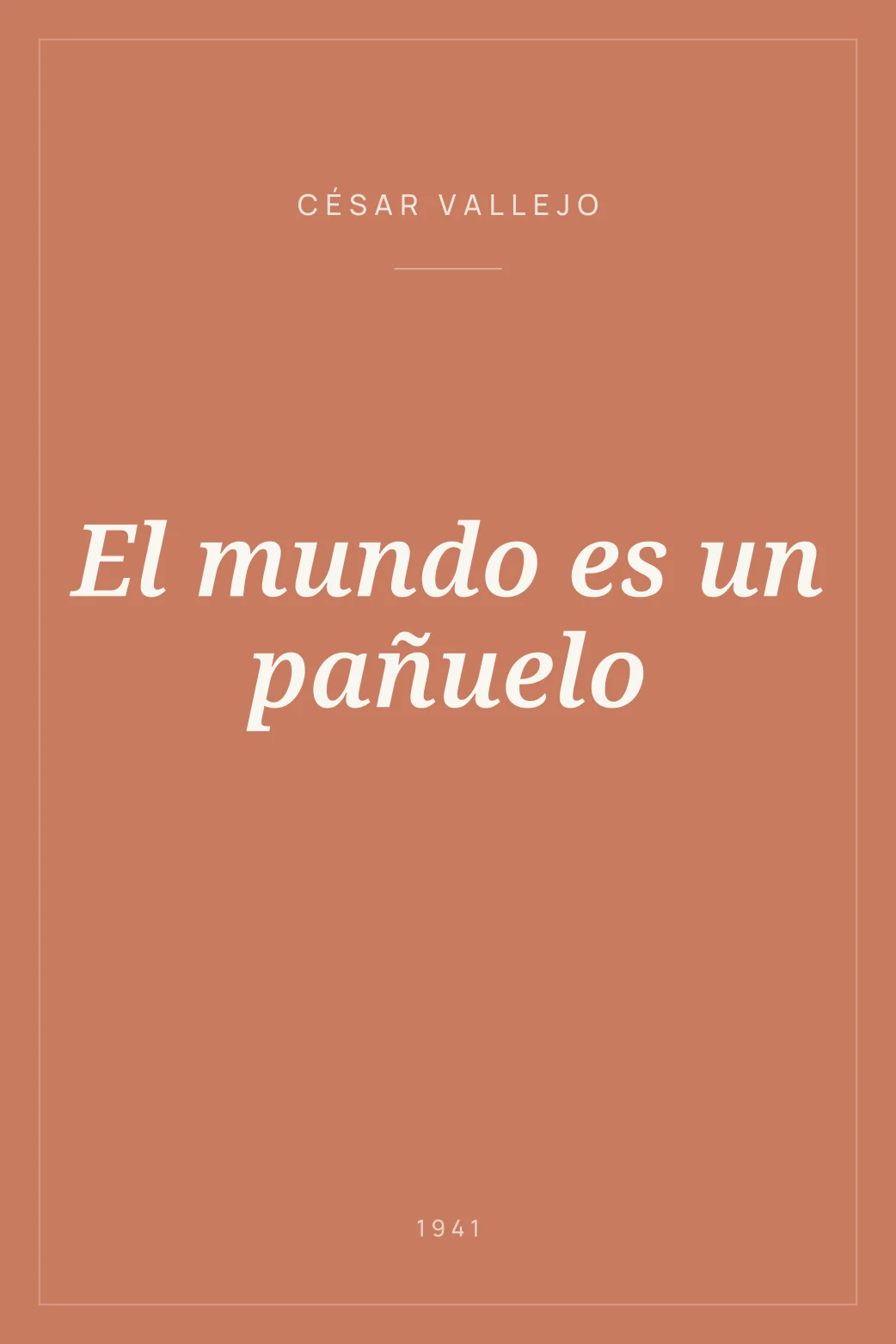 Portada de El mundo es un pañuelo