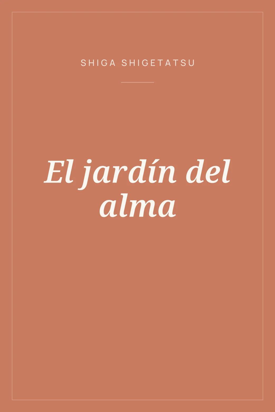 Portada de El jardín del alma