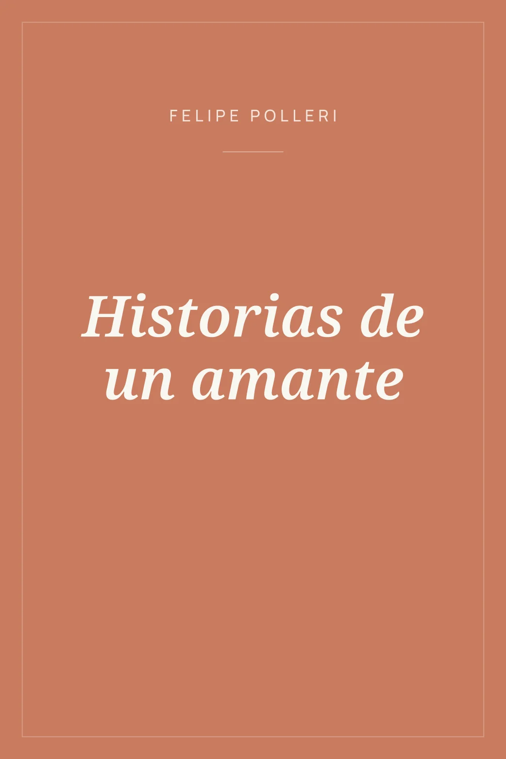 Portada de Historias de un amante