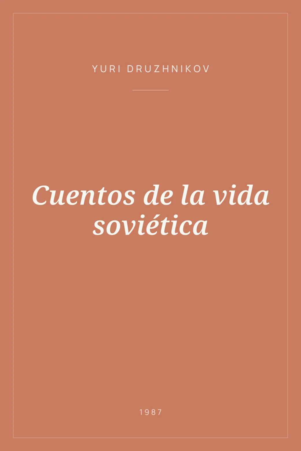 Portada de Cuentos de la vida soviética