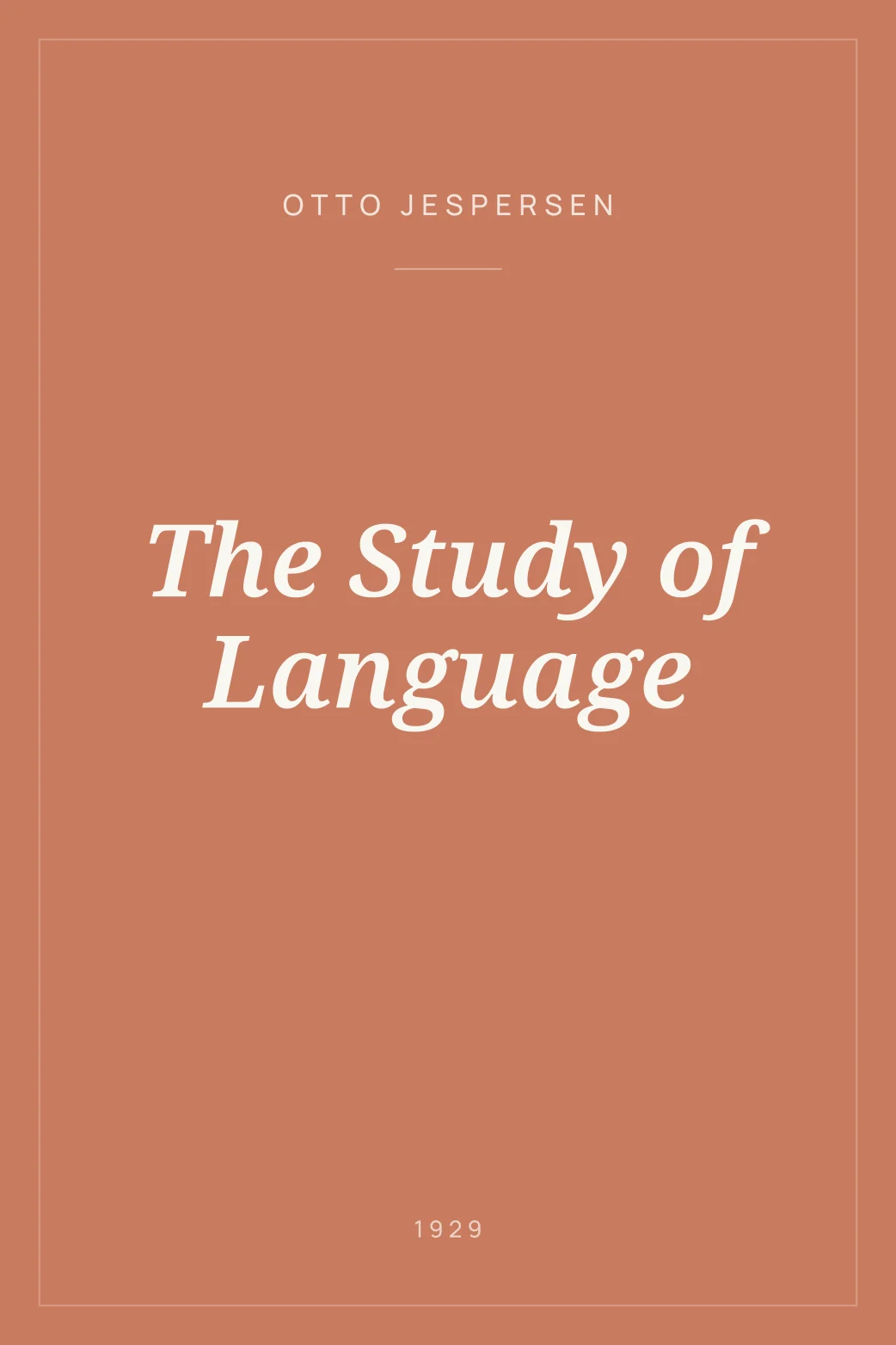 Portada de The Study of Language