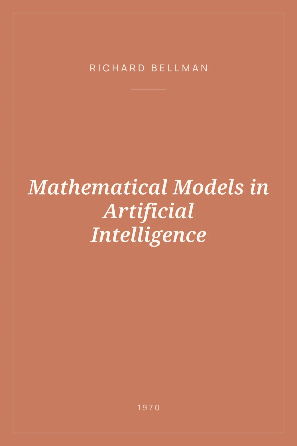 Portada de Mathematical Models in Artificial Intelligence