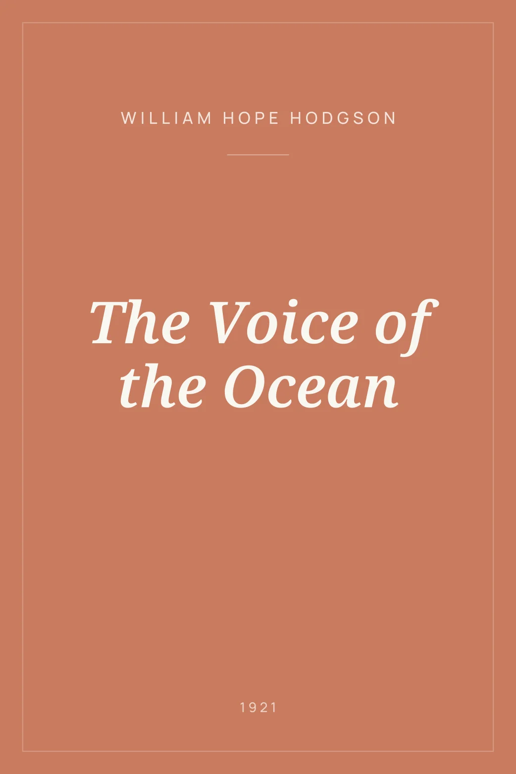 Portada de The Voice of the Ocean