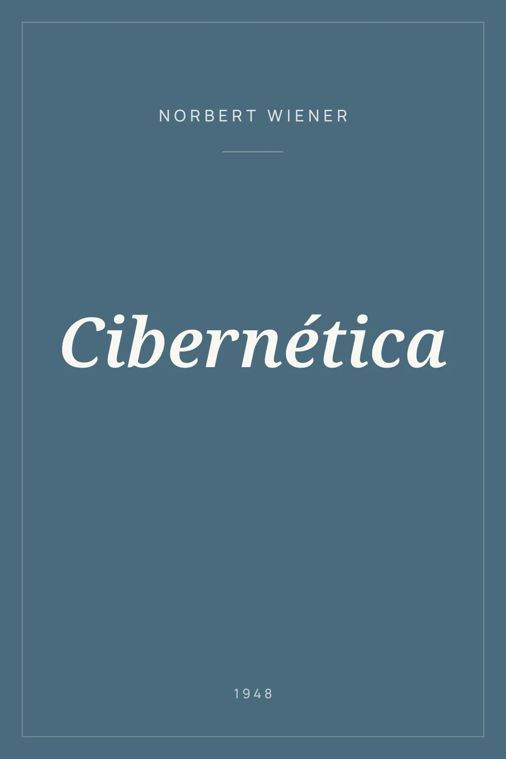 Portada de Cibernética