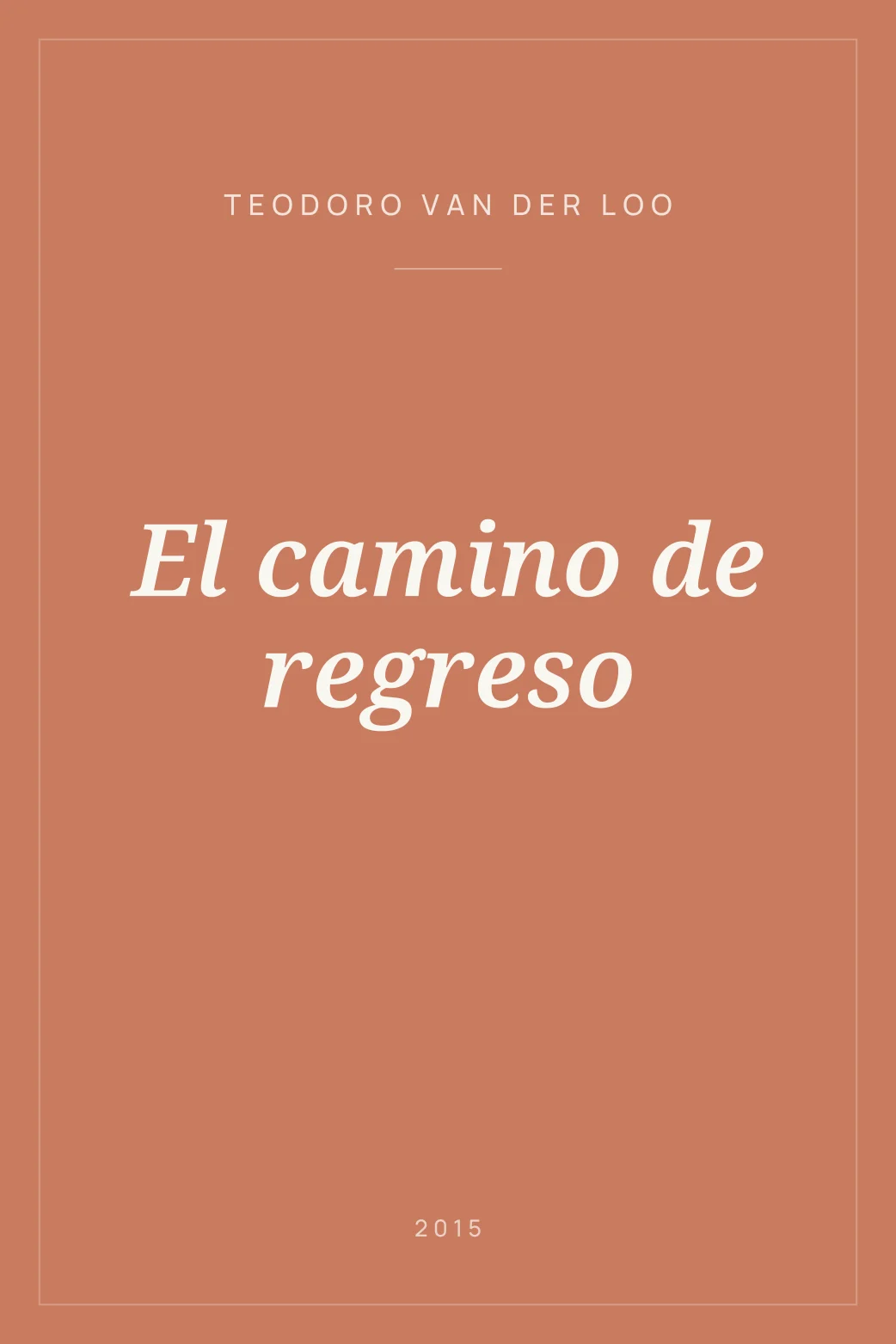 Portada de El camino de regreso
