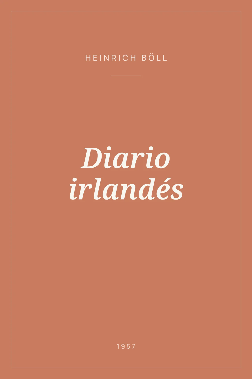 Portada de Diario irlandés