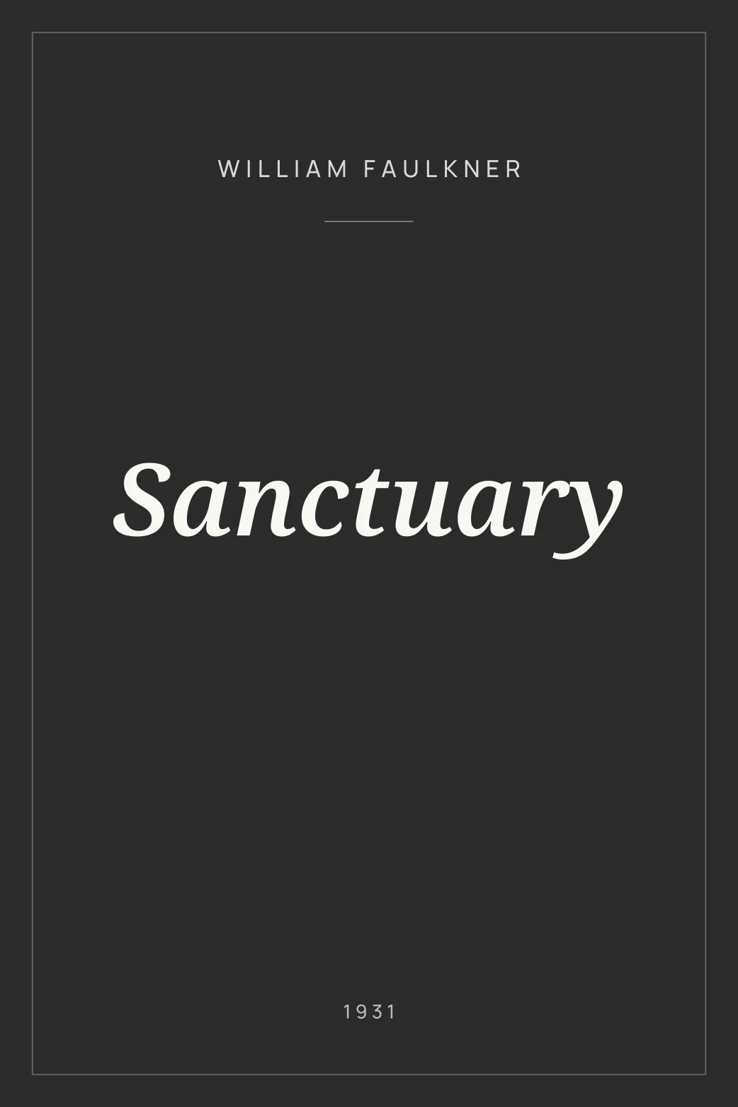 Portada de Sanctuary