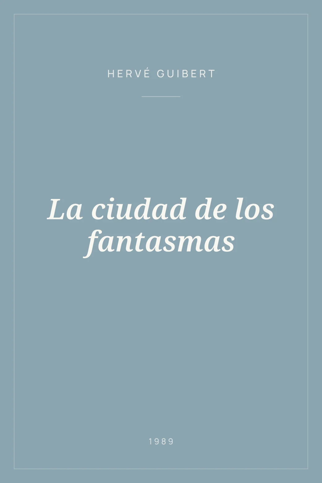 Portada de La ciudad de los fantasmas