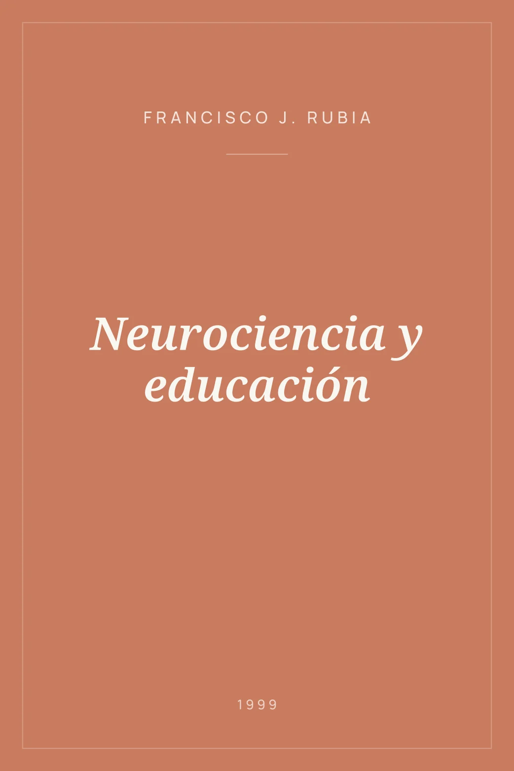 Portada de Neurociencia y educación
