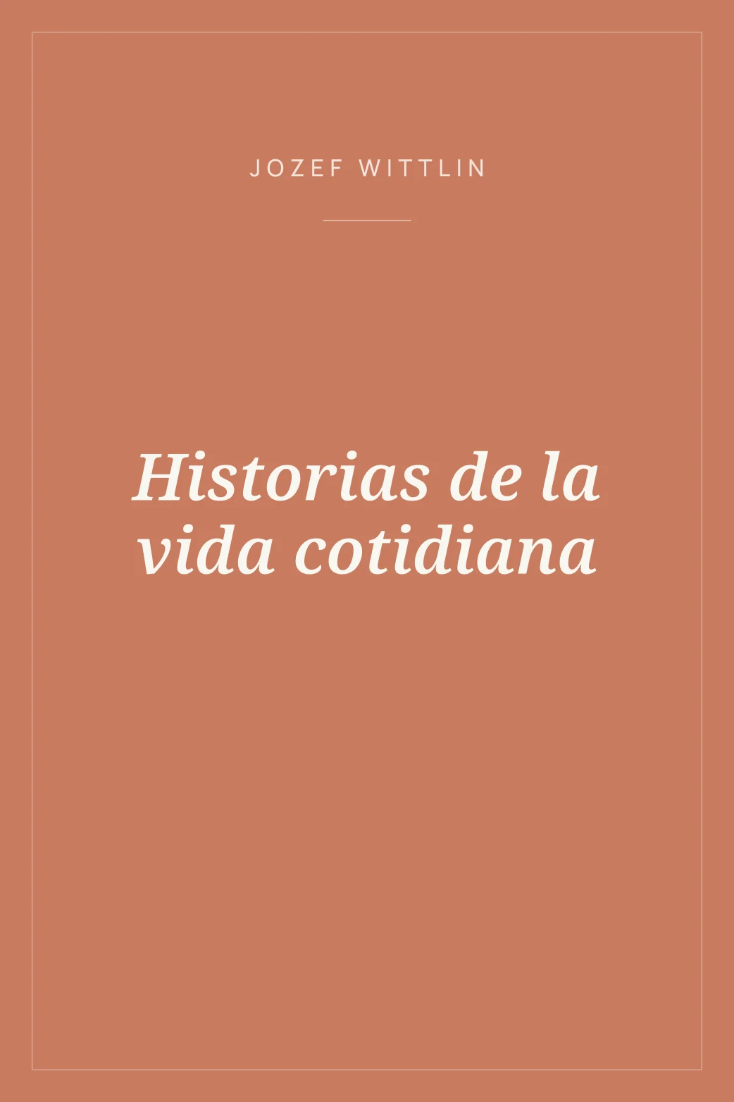 Portada de Historias de la vida cotidiana