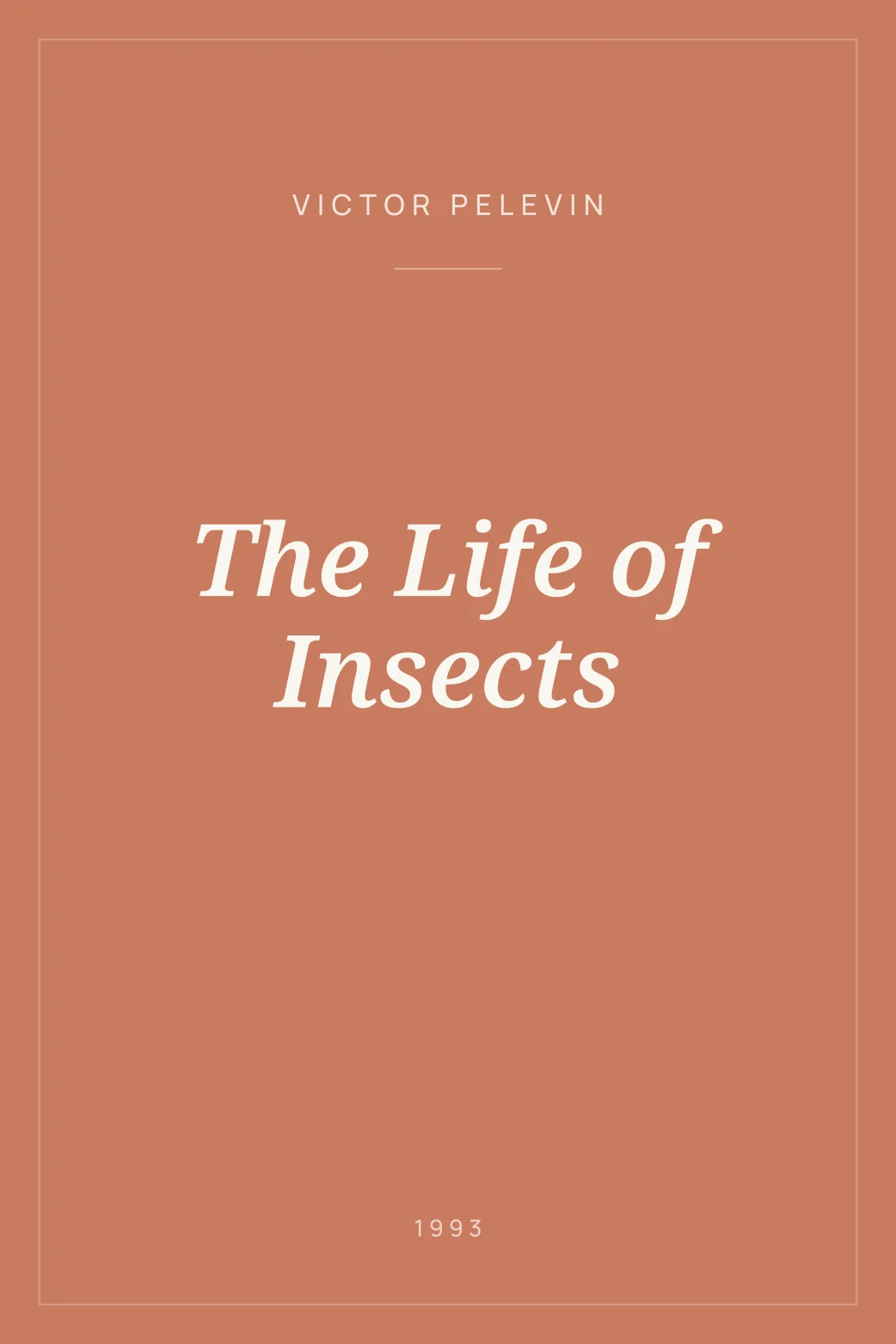 Portada de The Life of Insects