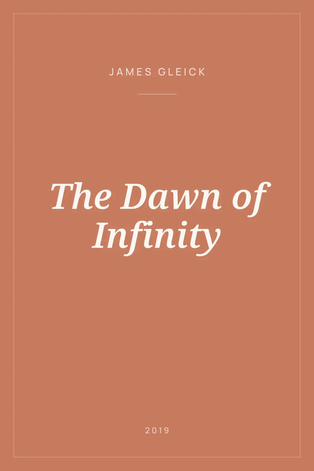 Portada de The Dawn of Infinity