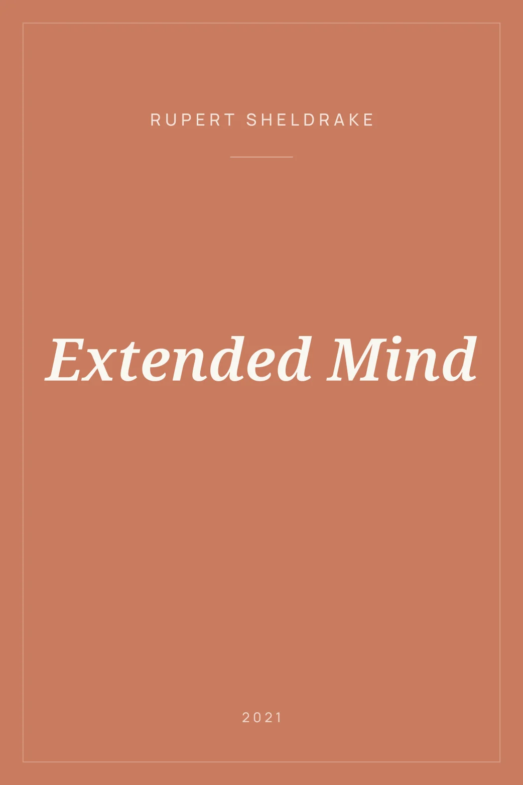 Portada de Extended Mind